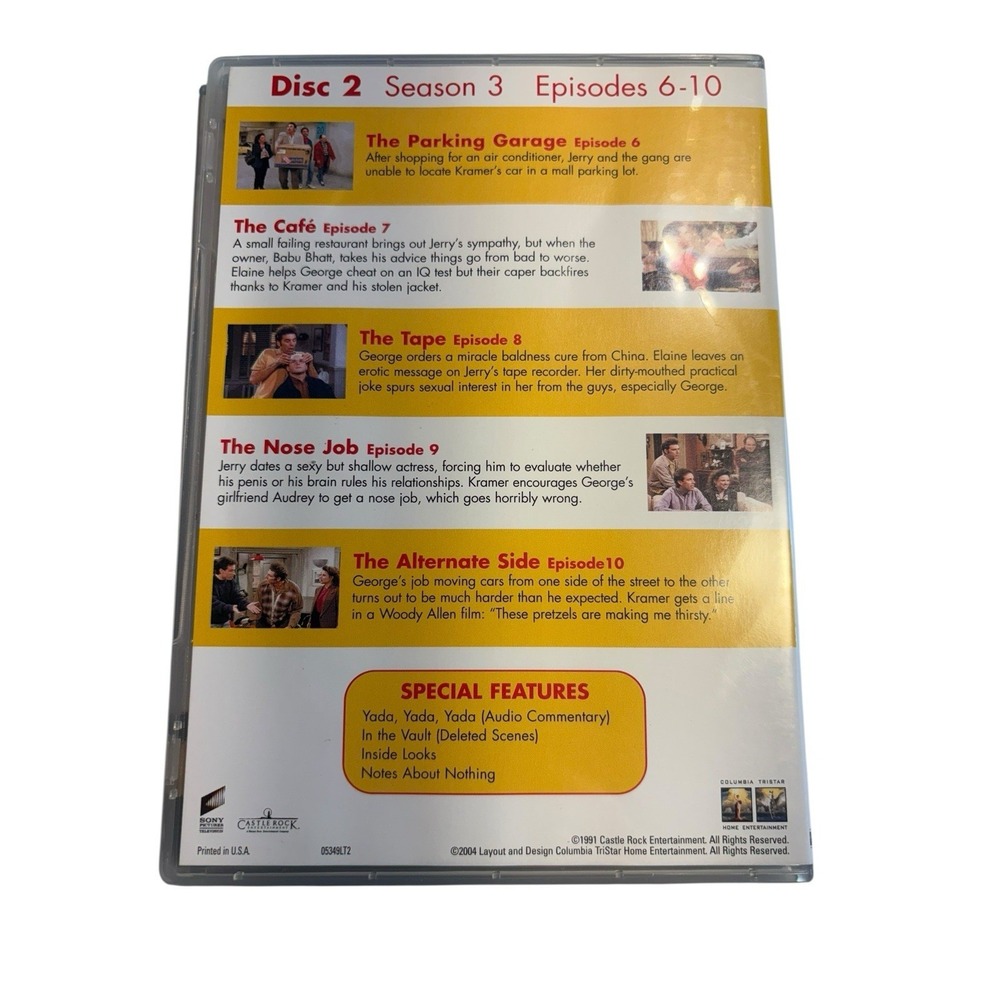Seinfeld Seasons 1-3 DVD Set Sitcom Comedy Jerry Seinfield Sony‎ - Picture 15 of 16